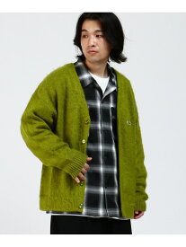 【SALE／70%OFF】PENNEY'S / FOX シャギー ニット カーディガン BEAMS HEART MEN ビームス アウトレット トップス カーディガン ベージュ グリーン イエロー【RBA_E】[Rakuten Fashion]