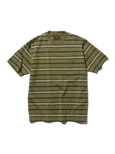 �ySALE�^50%OFF�zPocket Tee Jacquard Stripe BEAMS PLUS �r�[���X �A�E�g���b�g �g�b�v�X �J�b�g�\�[�ET�V���c �u���E�� �O���[�� �x�[�W���yRBA_E�z�y���������z[Rakuten Fashion]