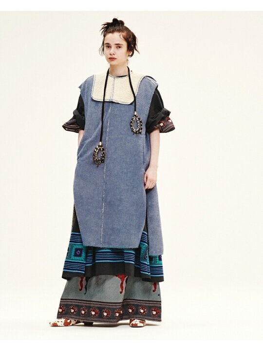 maturely Boa Chambray Dress ネイビー ワンピース 楽天市場】【SALE  