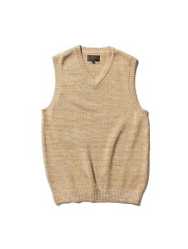 【SALE／60%OFF】Mesh Vest BEAMS PLUS ビームス アウトレット トップス ニット ブルー グリーン ベージュ【RBA_E】【送料無料】[Rakuten Fashion]