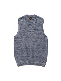 Mesh Vest BEAMS PLUS ビームス アウトレット トップス ニット ブルー グリーン ベージュ【送料無料】[Rakuten Fashion]