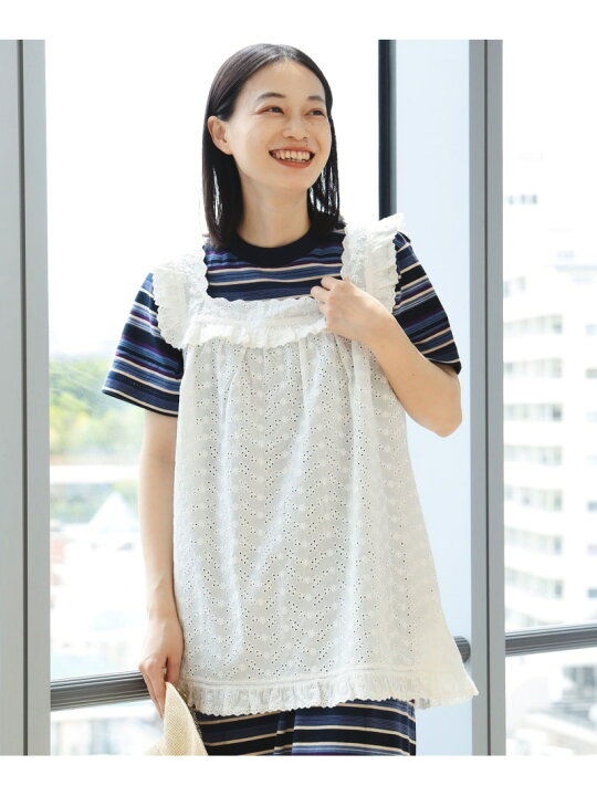 楽天市場】【SALE／30%OFF】BEAMS BOY / カットワーク ノースリーブ 
