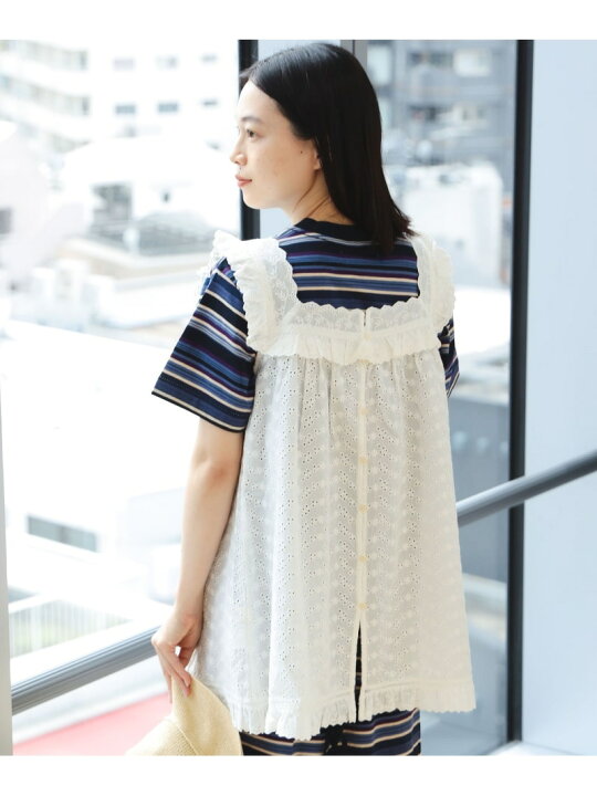 楽天市場】【SALE／30%OFF】BEAMS BOY / カットワーク ノースリーブ 