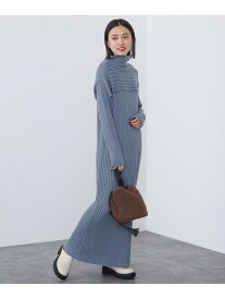 【SALE／50%OFF】切替 ワイドリブ ワンピース BEAMS HEART WOMEN ビームス アウトレット ワンピース・ドレス その他のワンピース・ドレス パープル ブルー ブラック【RBA_E】[Rakuten Fashion]