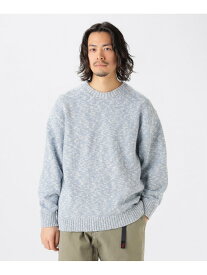 【SALE／60%OFF】5ゲージ ストレッチ スラブ クルーネック ニット B:MING by BEAMS ビームス アウトレット トップス ニット グレー【RBA_E】[Rakuten Fashion]