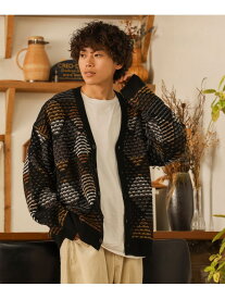 【SALE／70%OFF】レトロ アソート カーディガン BEAMS HEART MEN ビームス アウトレット トップス カーディガン ブルー ブラック ネイビー ブラウン【RBA_E】[Rakuten Fashion]