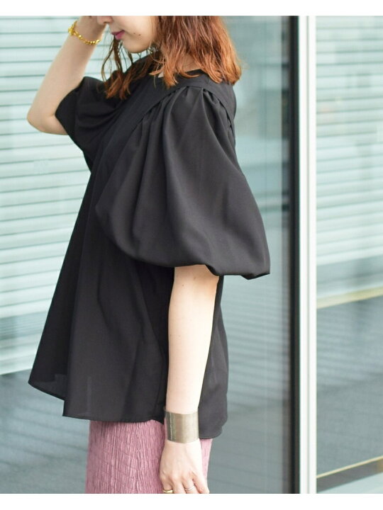 楽天市場】【SALE／60%OFF】Ray BEAMS / ギャザー バルーンスリーブ 