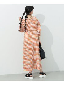 【SALE／40%OFF】ギンガムチェック レイヤード ワンピース BEAMS HEART WOMEN ビームス アウトレット ワンピース・ドレス その他のワンピース・ドレス ブラウン オレンジ ネイビー【RBA_E】【送料無料】[Rakuten Fashion]