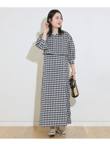 �ySALE�^40%OFF�z�M���K���`�F�b�N ���C���[�h �����s�[�X BEAMS HEART WOMEN �r�[���X �A�E�g���b�g �����s�[�X�E�h���X ���̑��̃����s�[�X�E�h���X �u���E�� �I�����W �l�C�r�[�yRBA_E�z�y������
