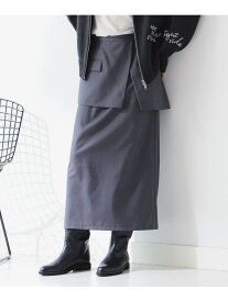 【SALE／60%OFF】ラップ レイヤード スカート(S~M) B:MING by BEAMS ビームス アウトレット スカート その他のスカート グレー【RBA_E】[Rakuten Fashion]