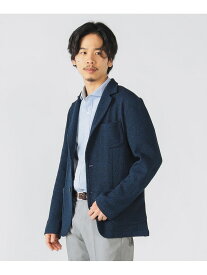 【SALE／60%OFF】ヘリンボーンニットジャケット(S~XL) BEAMS HEART MEN ビームス アウトレット トップス ニット グレー ネイビー【RBA_E】【送料無料】[Rakuten Fashion]