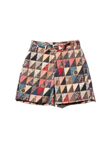 �ySALE�^50%OFF�zPlain Front Shorts Polyester Dobby Patchwork Print BEAMS PLUS �r�[���X �A�E�g���b�g �p���c ���̑��̃p���c�yRBA_E�z�y���������z[Rakuten Fashion]