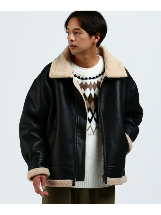 楽天市場】【SALE／40%OFF】フェイクムートン ブルゾン BEAMS HEART 