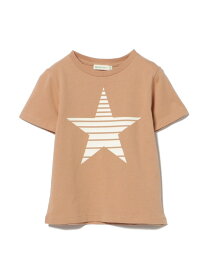【SALE／60%OFF】星 フロッキー Tシャツ (90~150cm) BEAMS mini ビームス アウトレット トップス カットソー・Tシャツ ホワイト ネイビー オレンジ【RBA_E】[Rakuten Fashion]