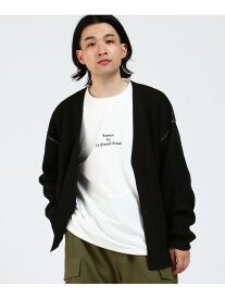 【SALE／70%OFF】片畔 ニット カーディガン BEAMS HEART MEN ビームス アウトレット トップス カーディガン グリーン ブルー ブラック【RBA_E】[Rakuten Fashion]