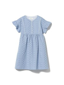 【SALE／40%OFF】パンチング レース ワンピース(90~150cm) BEAMS mini ビームス アウトレット ワンピース・ドレス ドレス パープル【RBA_E】[Rakuten Fashion]