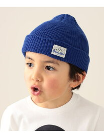 【SALE／50%OFF】カラー ワッチ キャップ BEAMS mini ビームス アウトレット 帽子 ニット帽・ビーニー ホワイト ブルー【RBA_E】[Rakuten Fashion]