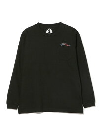 【SALE／50%OFF】HOLE AND HOLLAND * BEAMS T / 20th Anniversary Long Sleeve T-shirt BEAMS T ビームス アウトレット トップス カットソー・Tシャツ ブラック【RBA_E】【送料無料】[Rakuten Fashion]