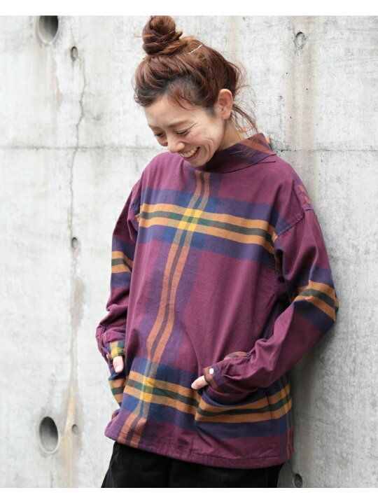 楽天市場】【SALE／50%OFF】BEAMS BOY / ビッグタータン バスクシャツ 