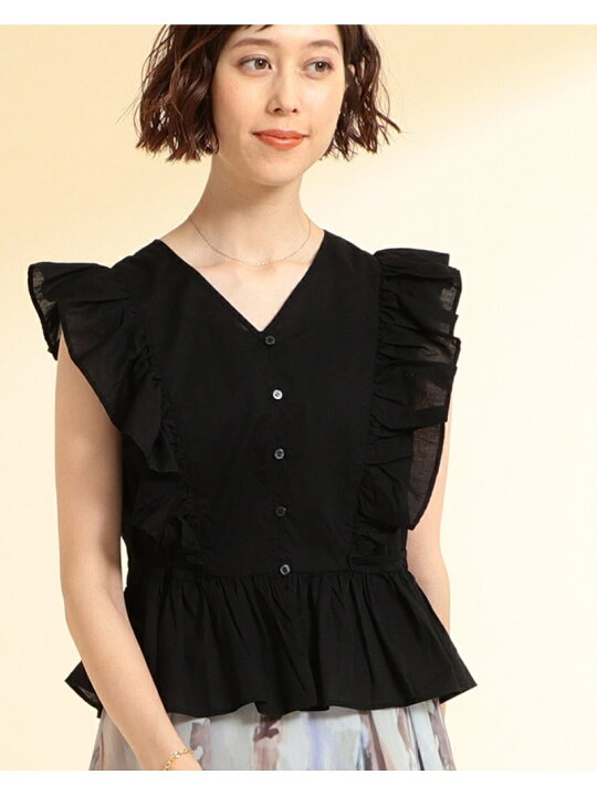 楽天市場】【SALE／60%OFF】Ray BEAMS / フリル ペプラム Vネック 