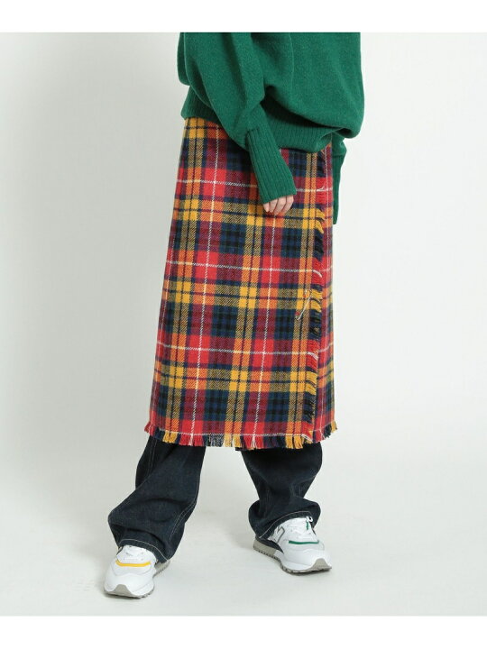 楽天市場】【SALE／50%OFF】BEAMS BOY / ハリスツイード フリンジ  