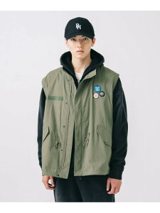 �ySALE�^40%OFF�z2WAY �V���[�g ���b�Y�R�[�g (�x�X�g���p��) BEAMS HEART MEN �r�[���X �A�E�g���b�g �W���P�b�g�E�A�E�^�[ �u���]���E�W�����p�[ �u���b�N �O���[���yRBA_E�z�y���������z[Rakuten Fashio