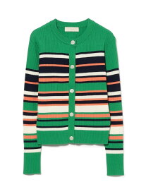 【SALE／50%OFF】マルチ ボーダー カーディガン 25SS B:MING by BEAMS ビームス アウトレット トップス カーディガン グリーン オレンジ【RBA_E】[Rakuten Fashion]