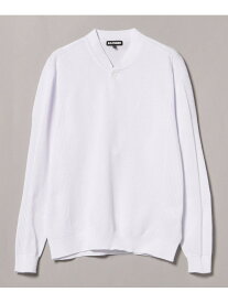 【SALE／60%OFF】＜MEN＞B.G.THREE / ALL-TIME ブレードカラー ニットポロシャツ BEAMS GOLF PURPLE LABEL ビームス アウトレット トップス ポロシャツ ホワイト グレー ブラック【RBA_E】【送料無料】[Rakuten Fashion]