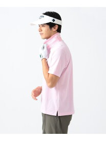 【SALE／30%OFF】PURPLE LABEL / 襟裏ロゴ シャンブレー鹿の子 ポロシャツ BEAMS GOLF PURPLE LABEL ビームス アウトレット トップス ポロシャツ グリーン ピンク【RBA_E】【送料無料】[Rakuten Fashion]