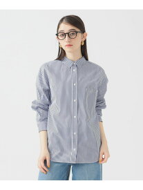 【SALE／30%OFF】バックギャザー シャツ B:MING by BEAMS ビームス アウトレット トップス シャツ・ブラウス ネイビー ホワイト【RBA_E】【送料無料】[Rakuten Fashion]