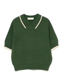 【SALE／30%OFF】ブークレ ニット ポロシャツ 25SS B:MING by BEAMS ビームス アウトレット トップス ポロシャツ ネイビー ベージュ グリーン【RBA_E】【送料無料】[Rakuten Fashion]