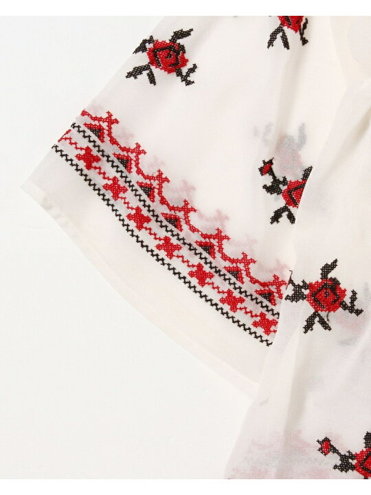 楽天市場】【SALE／70%OFF】Ray BEAMS / シフォン フラワー 刺繍 
