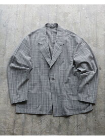 【SALE／60%OFF】BEAMS / サッカー チェック 1ボタン ジャケット BEAMS MEN ビームス アウトレット ジャケット・アウター テーラードジャケット・ブレザー ベージュ ブラウン【RBA_E】【送料無料】[Rakuten Fashion]