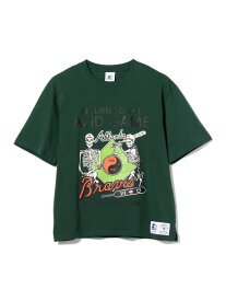 【SALE／40%OFF】BLACK WEIRDOS / STARTER Acidgame T-Shirt BEAMS T ビームス アウトレット トップス カットソー・Tシャツ グリーン ホワイト【RBA_E】【送料無料】[Rakuten Fashion]