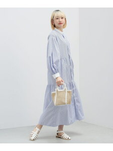 �ySALE�^40%OFF�z�X�g���C�v �e�B�A�[�h �V���c�����s�[�X BEAMS HEART WOMEN �r�[���X �A�E�g���b�g �����s�[�X�E�h���X �V���c�����s�[�X �u���[ �u���E�� �O���[���yRBA_E�z�y���������z[Rakuten Fash