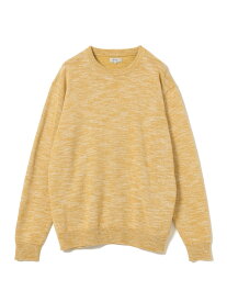 【SALE／40%OFF】9ゲージ スラブ クルーネックニット BEAMS ビームス アウトレット トップス ニット イエロー グレー ネイビー【RBA_E】【送料無料】[Rakuten Fashion]