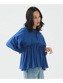 【SALE／50%OFF】2WAY ギャザー ブラウス(S~M) B:MING by BEAMS ビームス アウトレット トップス シャツ・ブラウス ホワイト ブラック ブルー【RBA_E】【送料無料】[Rakuten Fashion]