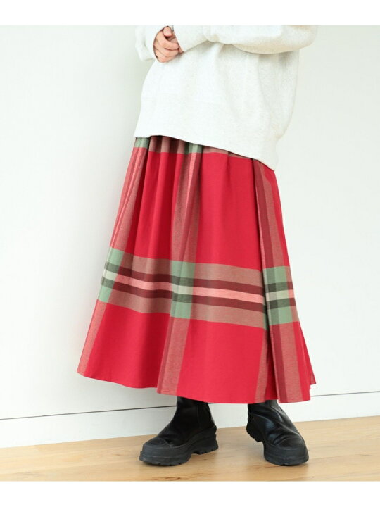 楽天市場】【SALE／50%OFF】BEAMS BOY / ビッグタータン スカート  