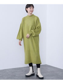 【SALE／50%OFF】アウトリンキング ニットワンピース BEAMS HEART WOMEN ビームス アウトレット ワンピース・ドレス その他のワンピース・ドレス ブルー グリーン【RBA_E】[Rakuten Fashion]