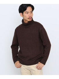 【SALE／50%OFF】ミドルゲージ タートルネックニット(S~L) BEAMS HEART MEN ビームス アウトレット トップス ニット オレンジ【RBA_E】【送料無料】[Rakuten Fashion]