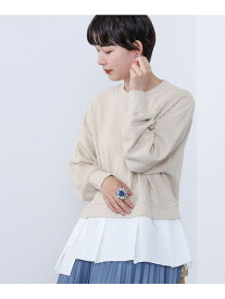 【SALE／40%OFF】ヘリンボーン アシメプルオーバー BEAMS HEART WOMEN ビームス アウトレット トップス スウェット・トレーナー ベージュ ブラック ブルー グリーン【RBA_E】[Rakuten Fashion]