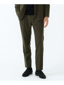 【SALE／50%OFF】テックコーデュロイ 1プリーツ イージースラックス 24FW(セットアップ対応) BEAMS HEART MEN ビームス アウトレット パンツ スラックス・ドレスパンツ グリーン ネイビー【RBA_E】【送料無料】[Rakuten Fashion]