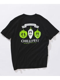 【SALE／40%OFF】BEAMS / CHILLFEST Tシャツ BEAMS T ビームス アウトレット トップス カットソー・Tシャツ ブラック ホワイト【RBA_E】[Rakuten Fashion]