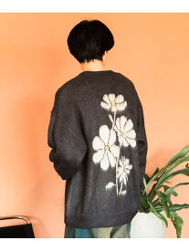【SALE／40%OFF】フラワー ジャカード カーディガン BEAMS HEART MEN ビームス アウトレット トップス カーディガン グレー グリーン【RBA_E】【送料無料】[Rakuten Fashion]