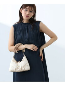 【SALE／40%OFF】フリルハンドル サテン バッグ BEAMS HEART WOMEN ビームス アウトレット バッグ ハンドバッグ ブラック ゴールド【RBA_E】【送料無料】[Rakuten Fashion]