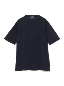 【SALE／40%OFF】【別注】MORGANO / コットン クルーネック ニットTシャツ BEAMS F ビームス アウトレット トップス カットソー・Tシャツ ブラウン ネイビー【RBA_E】【送料無料】[Rakuten Fashion]