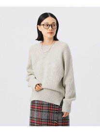 【SALE／50%OFF】7ゲージ スイッチング プルオーバー ニット BEAMS BOY ビームス アウトレット トップス ニット ネイビー ホワイト【RBA_E】【送料無料】[Rakuten Fashion]