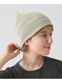 【SALE／20%OFF】RACAL / Lace Knitting Stripe Beanie Ray BEAMS ビームス アウトレット 帽子 ニット帽・ビーニー ベージュ ブラック【RBA_E】【送料無料】[Rakuten Fashion]