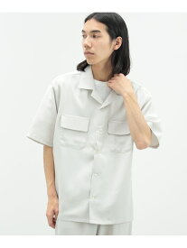 【SALE／60%OFF】クイックドライ ポリトロ オープンカラー シャツ BEAMS HEART MEN ビームス アウトレット トップス シャツ・ブラウス ベージュ ネイビー【RBA_E】[Rakuten Fashion]