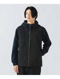 【SALE／40%OFF】パディング パーカー BEAMS HEART MEN ビームス アウトレット トップス スウェット・トレーナー ブラック ネイビー【RBA_E】【送料無料】[Rakuten Fashion]